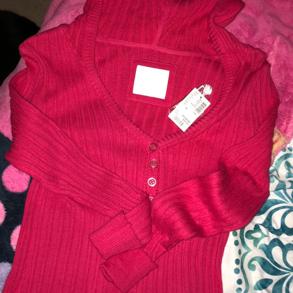 JUSTICE long tunic sweater NWT